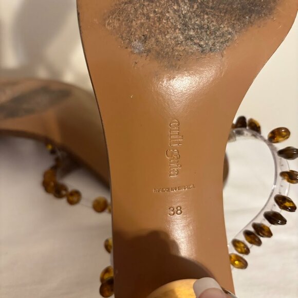 CULT GAIA Clio Round Sphere Heel Sandals - Size 38EU/8US - Picture 7 of 12